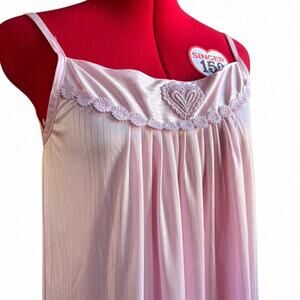 Baby pink long nightgown